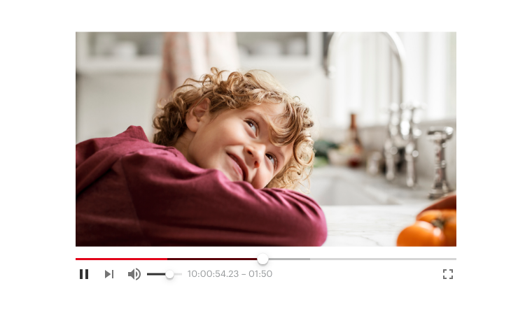 ORF Admin Dashboard Video Player Material Design